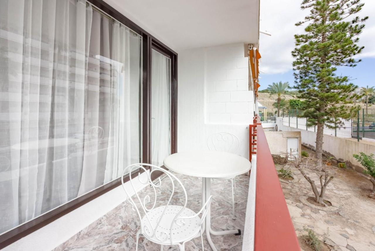 Tenerife Olympia Apart Hotel-Playa De Las Americas. Balcony, Sea View & Pool Exterior photo